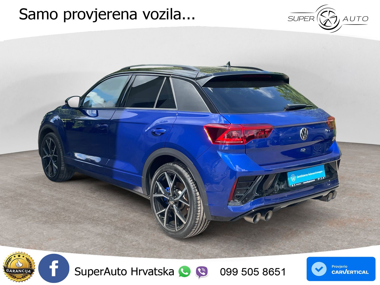 Volkswagen T-Roc I R 2.0 TSI (300 KS) OPF 4M DSG LED+GR SJED+ACC
