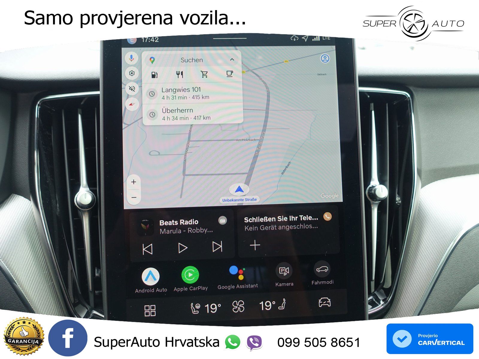 Volvo XC60 B5 Benzin AWD Geartronic ACC+HEAD+4xGR SJED+360+PANO