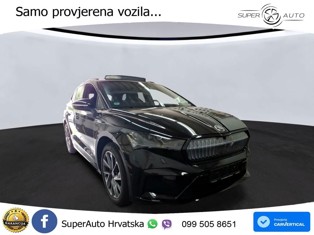 Škoda Enyaq iV 80x 82 kWh (265 KS) AWD SportLine LED+GR SJED+ACC