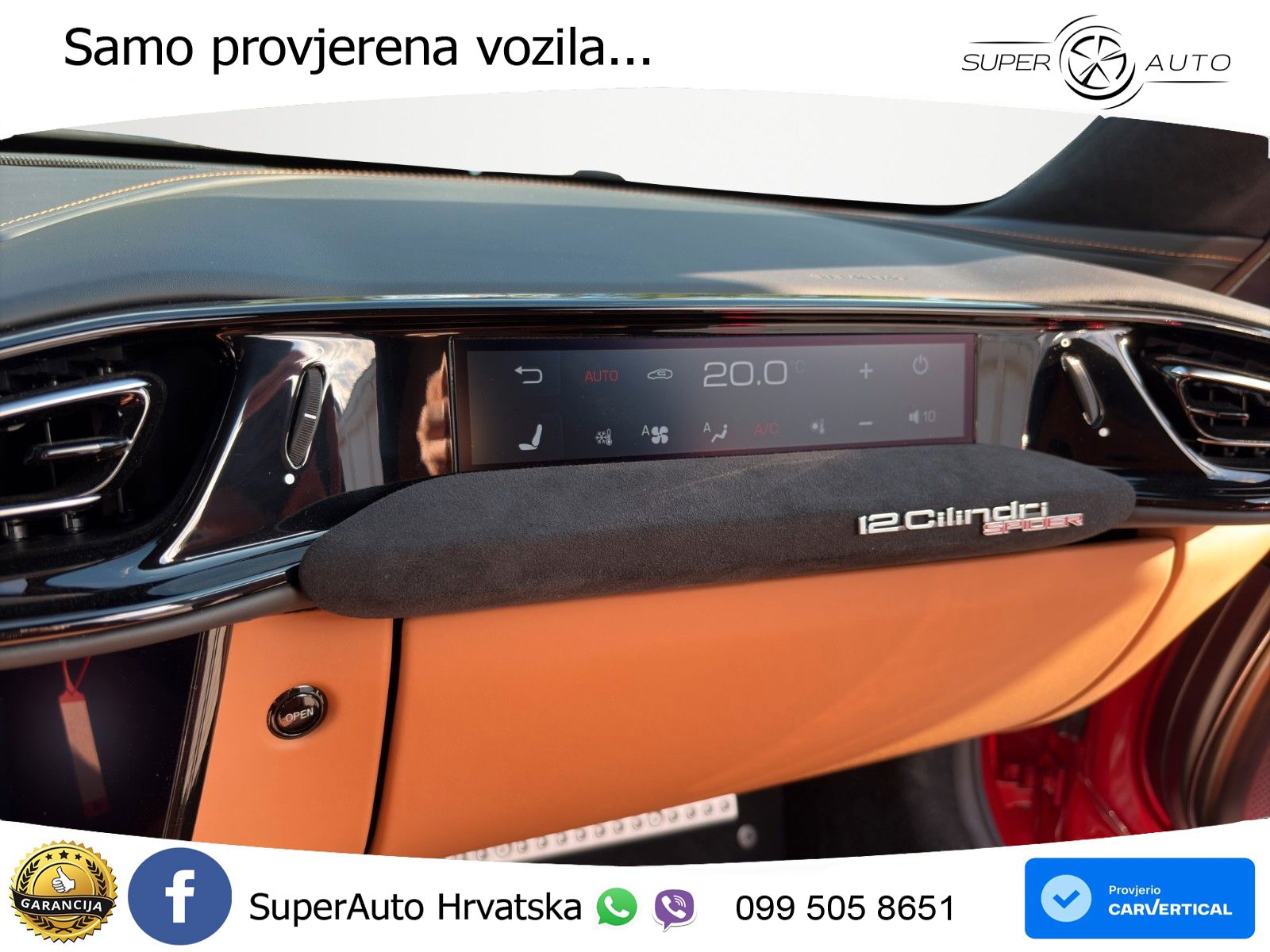Ferrari 12Cilindri Spider 6.5 V12 (830 KS) F1 DCT