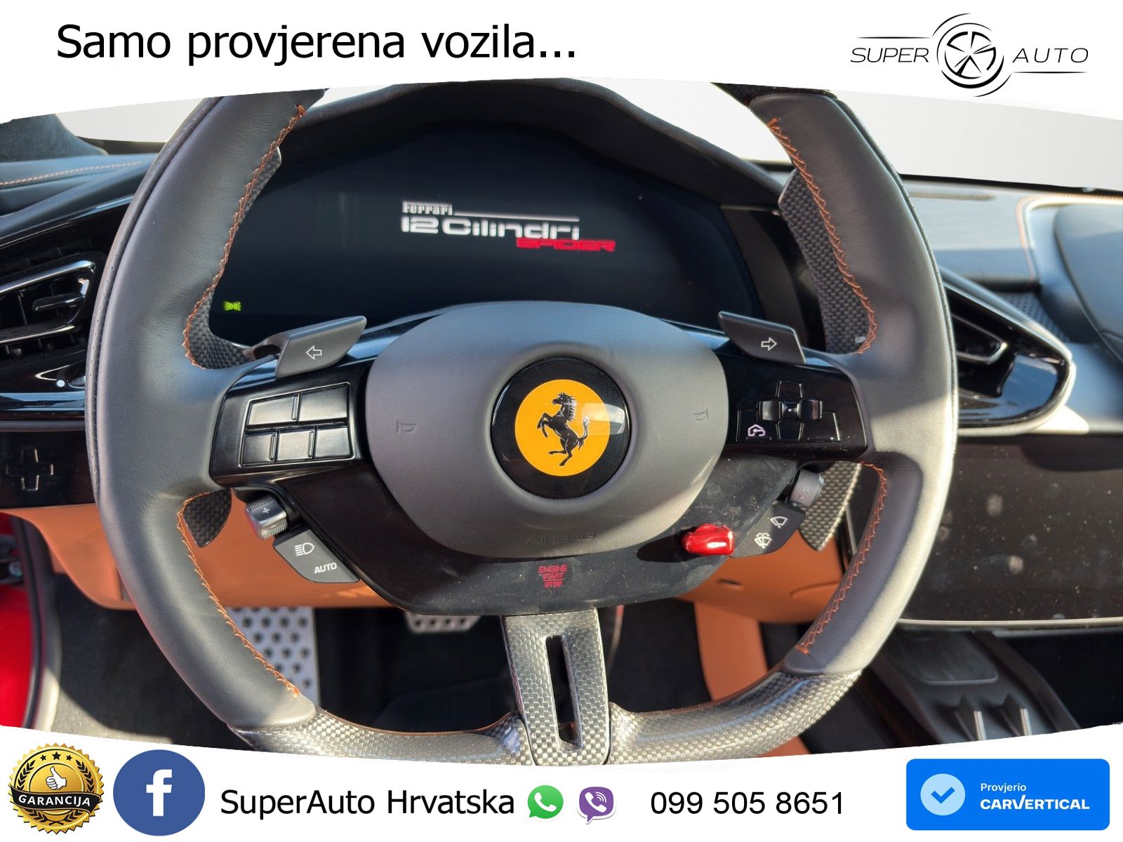 Ferrari 12Cilindri Spider 6.5 V12 (830 KS) F1 DCT