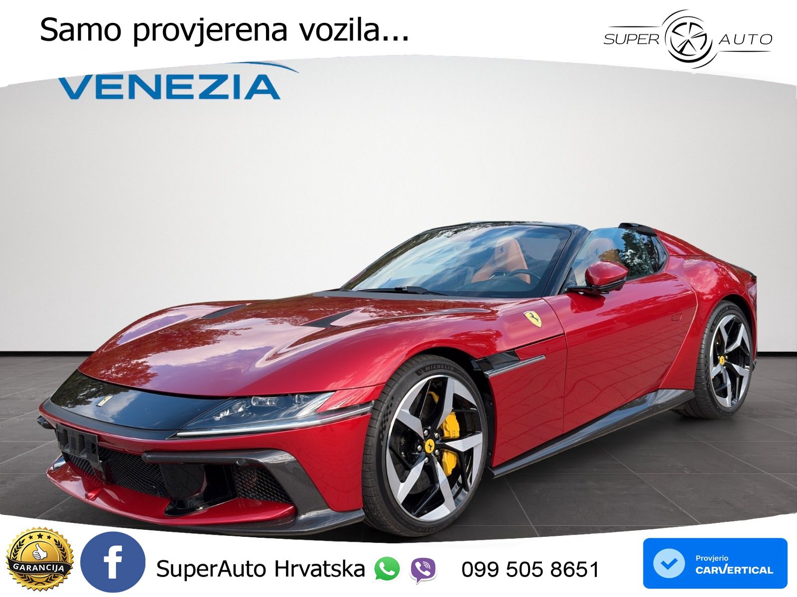 Ferrari 12Cilindri Spider 6.5 V12 (830 KS) F1 DCT