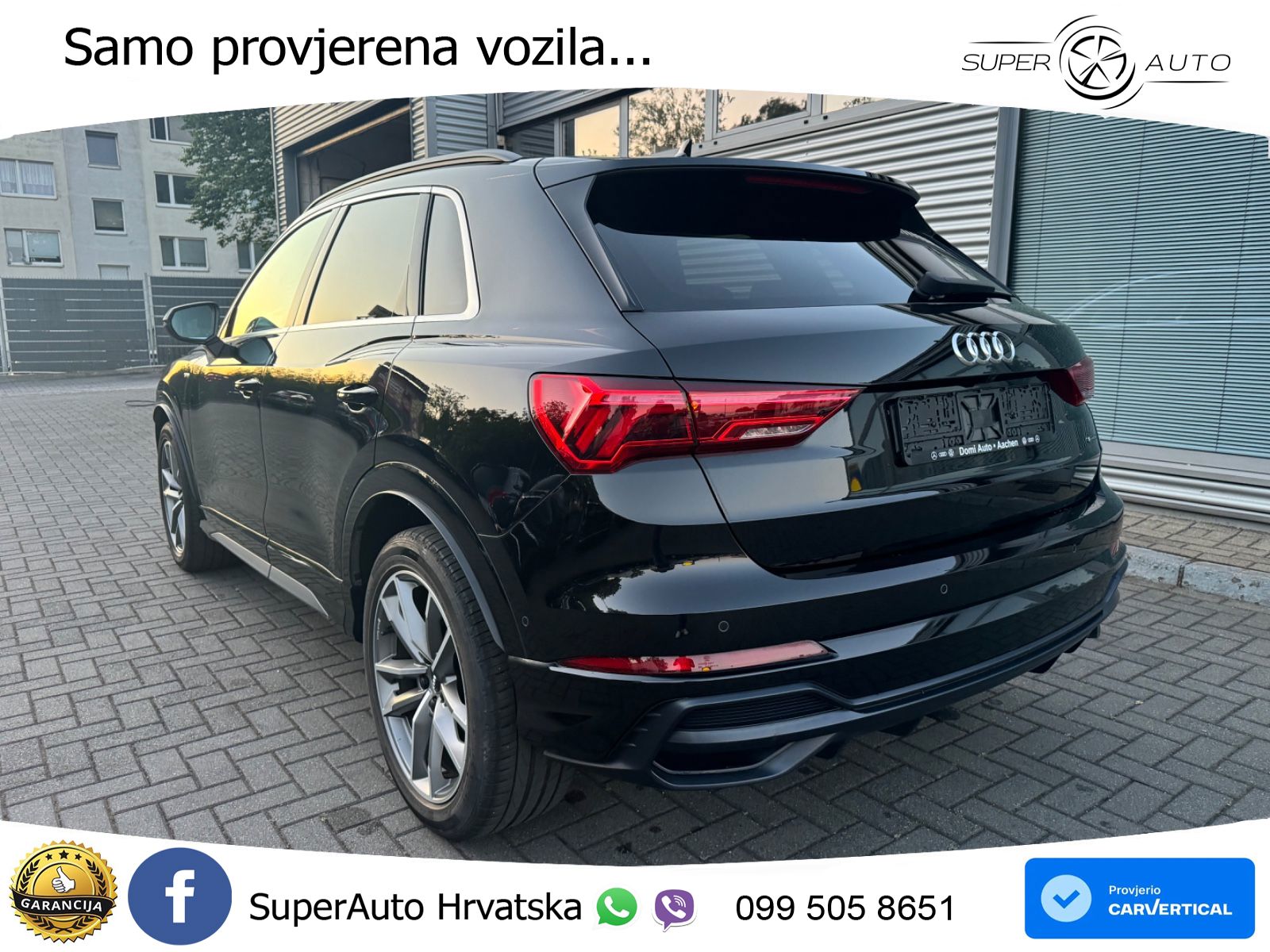 Audi Q3 40 TDI (190 KS) quattro S tronic S line LED+GR SJED+ACC