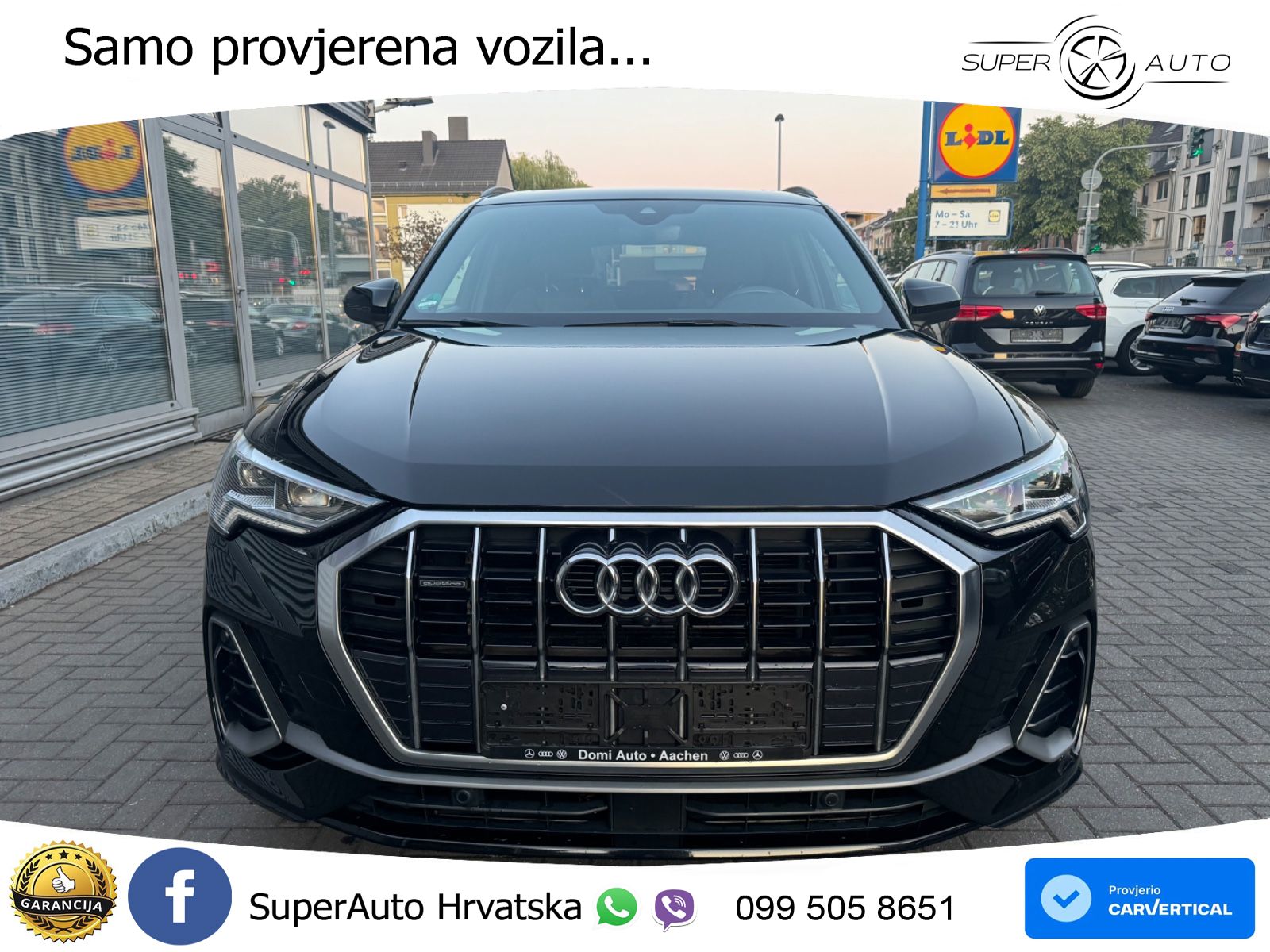 Audi Q3 40 TDI (190 KS) quattro S tronic S line LED+GR SJED+ACC