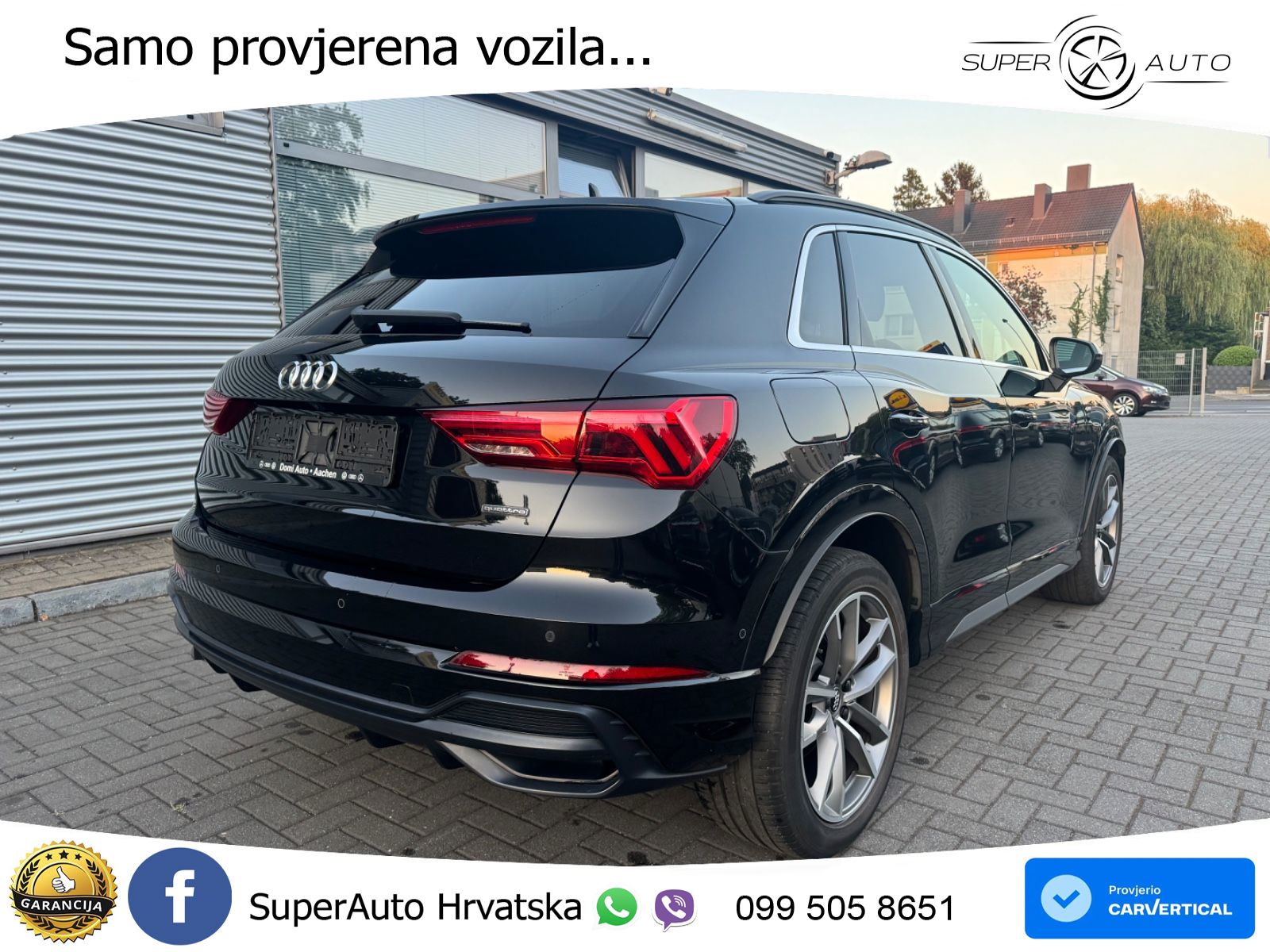 Audi Q3 40 TDI (190 KS) quattro S tronic S line LED+GR SJED+ACC