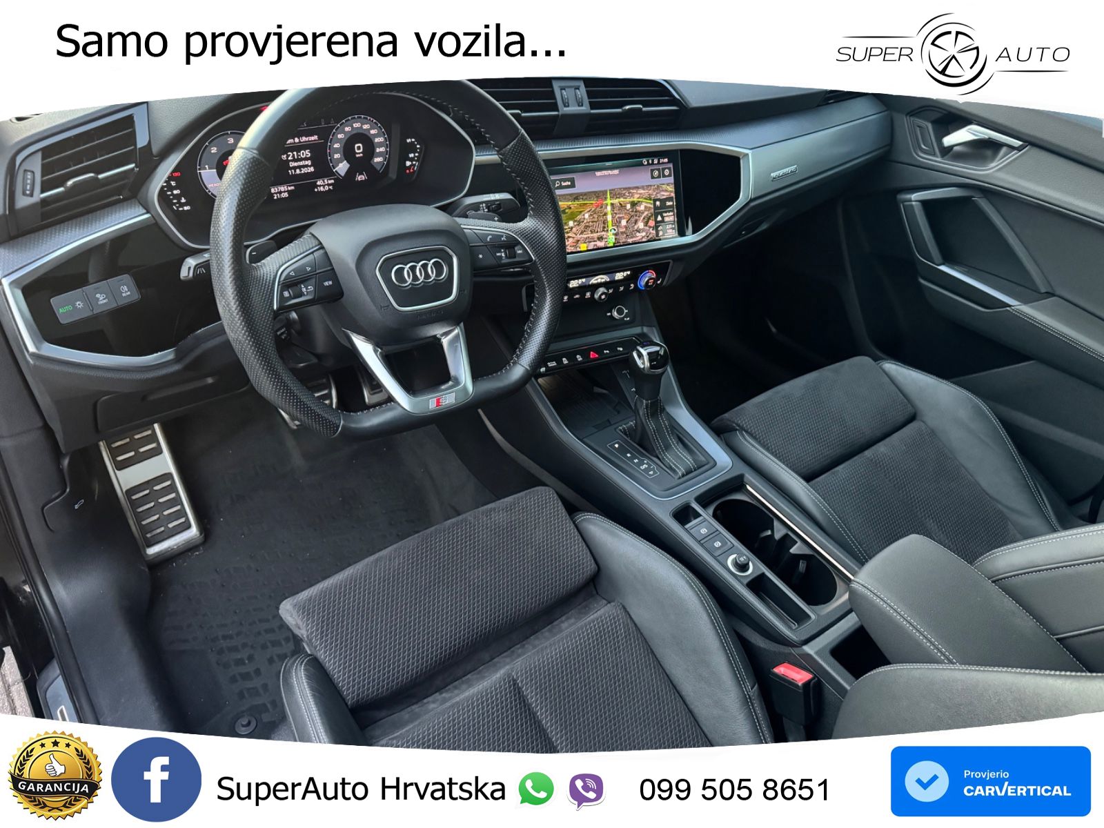 Audi Q3 40 TDI (190 KS) quattro S tronic S line LED+GR SJED+ACC