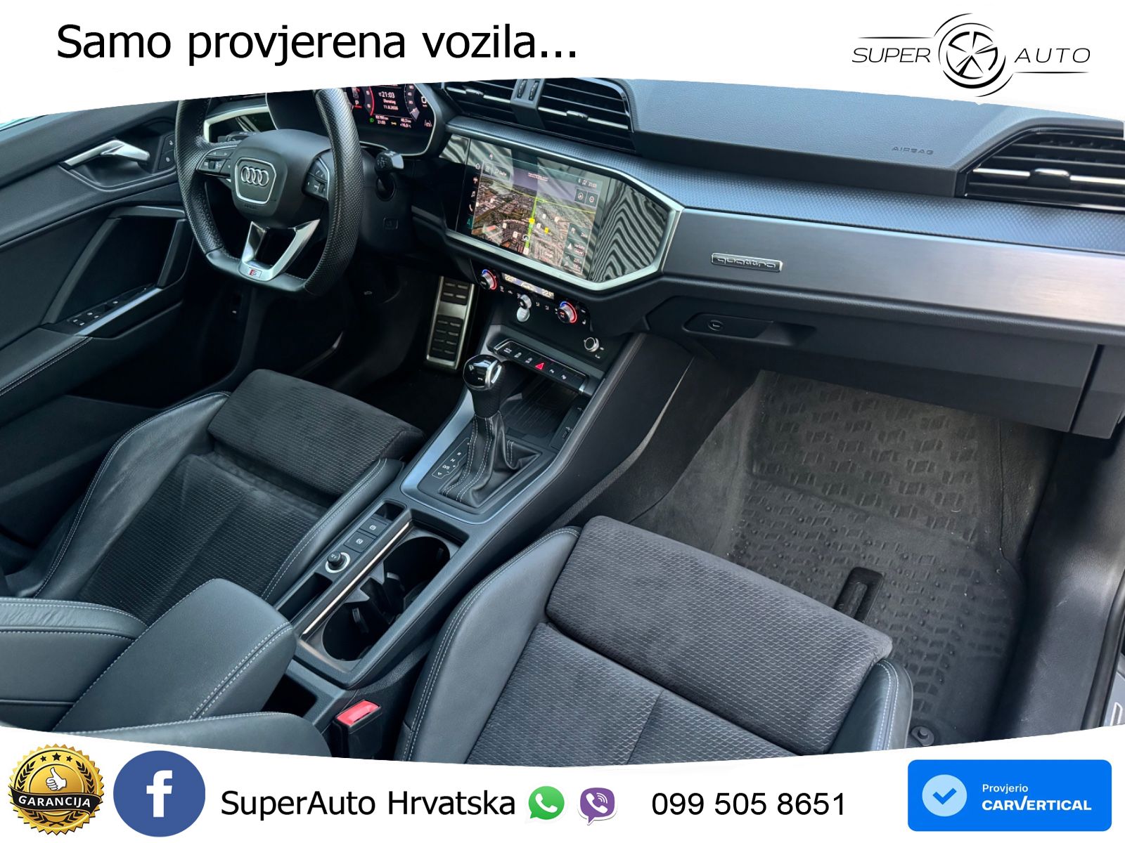 Audi Q3 40 TDI (190 KS) quattro S tronic S line LED+GR SJED+ACC