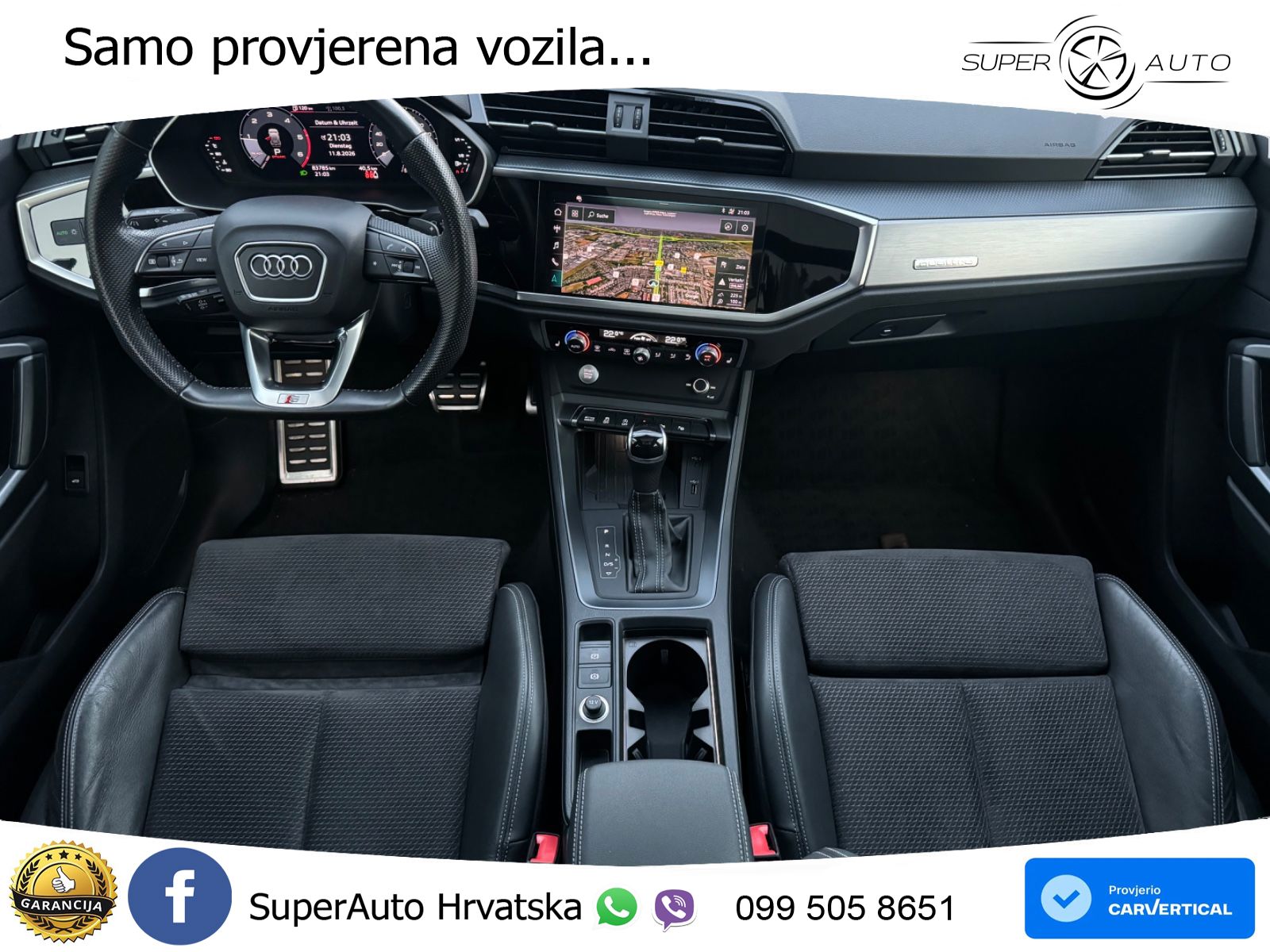 Audi Q3 40 TDI (190 KS) quattro S tronic S line LED+GR SJED+ACC