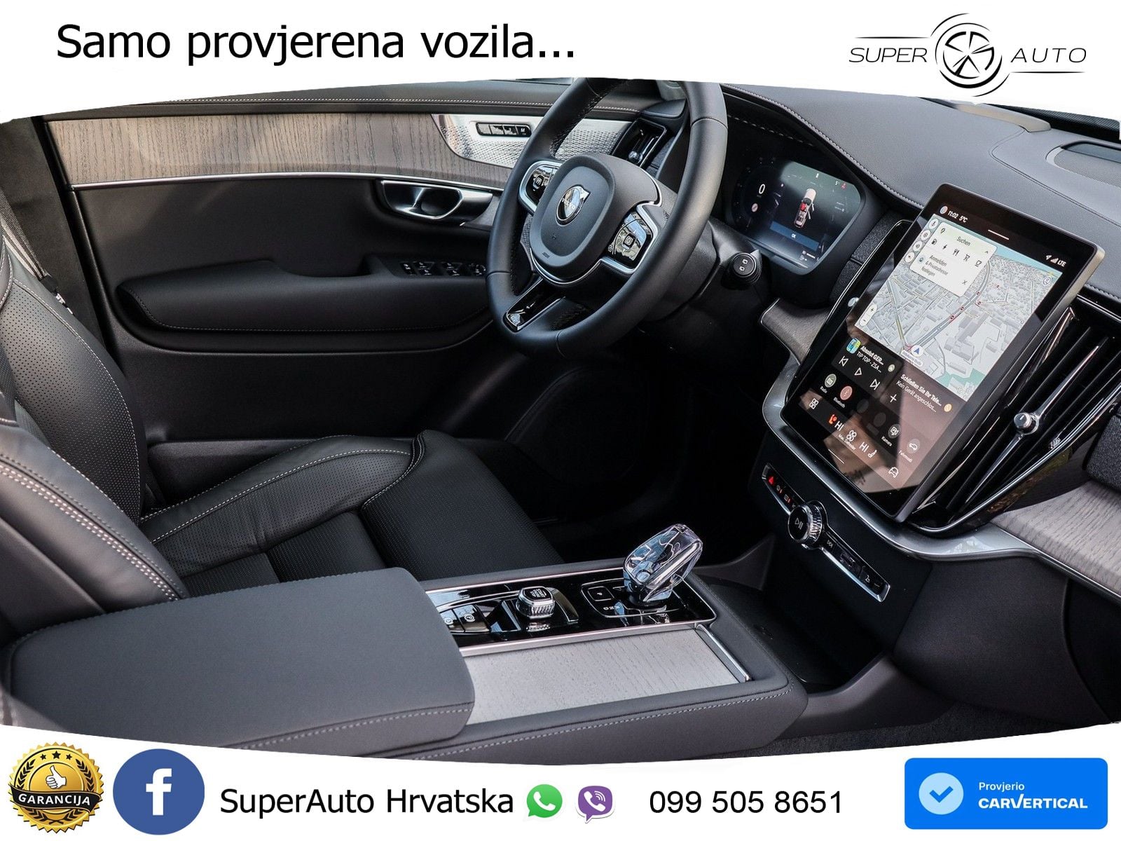 Volvo XC90 2.0 T8 AWD Automatic ZRAČNI+ACC+GR SJED+KAM+PANO
