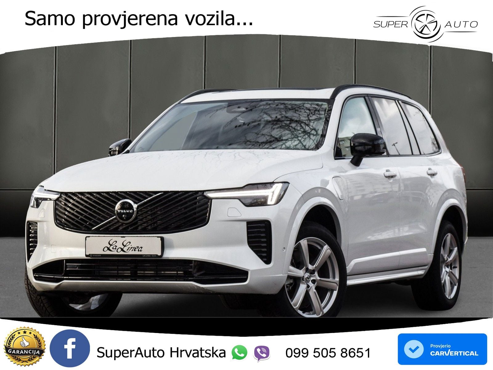 Volvo XC90 2.0 T8 AWD Automatic ZRAČNI+ACC+GR SJED+KAM+PANO