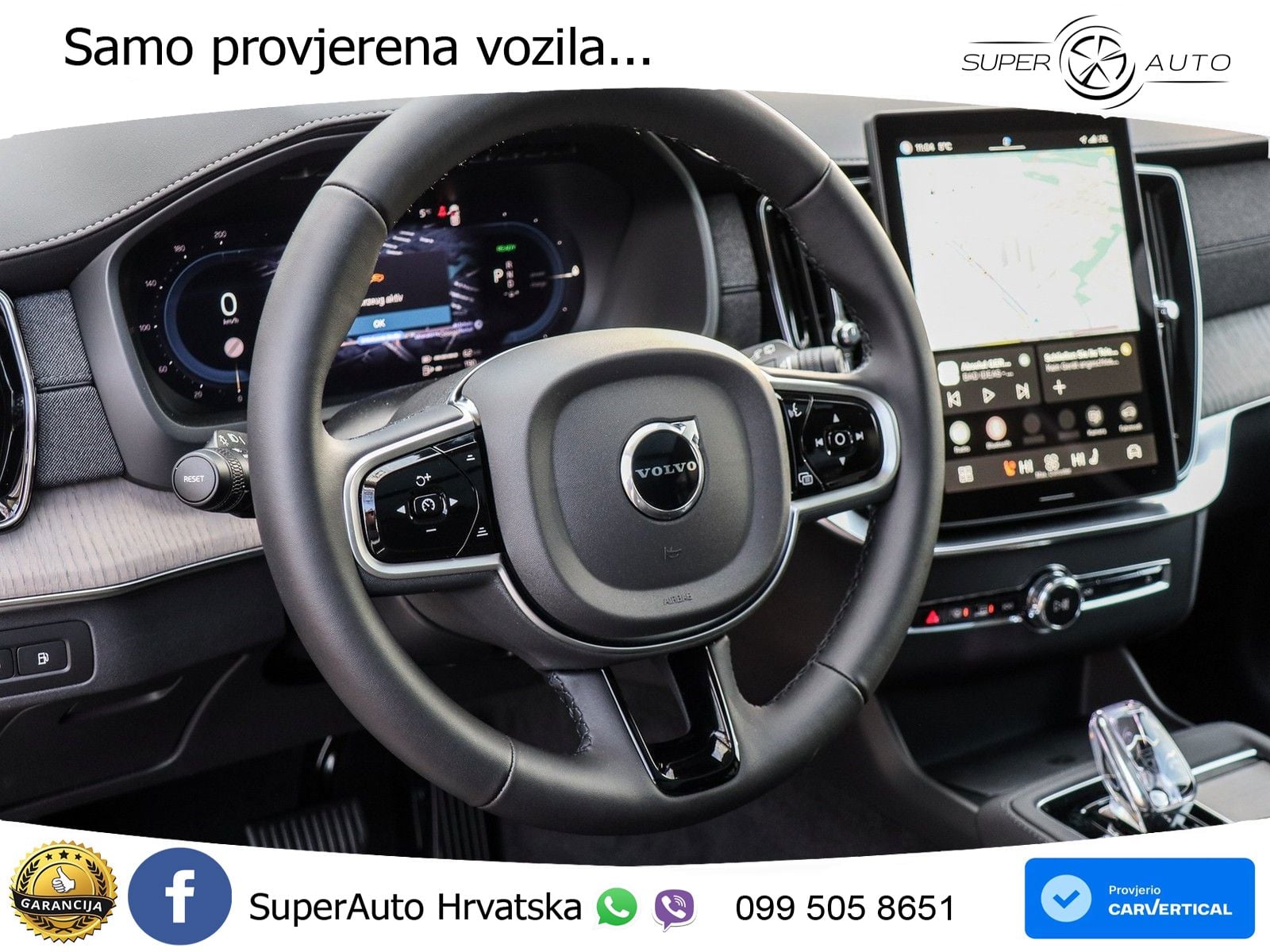 Volvo XC90 2.0 T8 AWD Automatic ZRAČNI+ACC+GR SJED+KAM+PANO