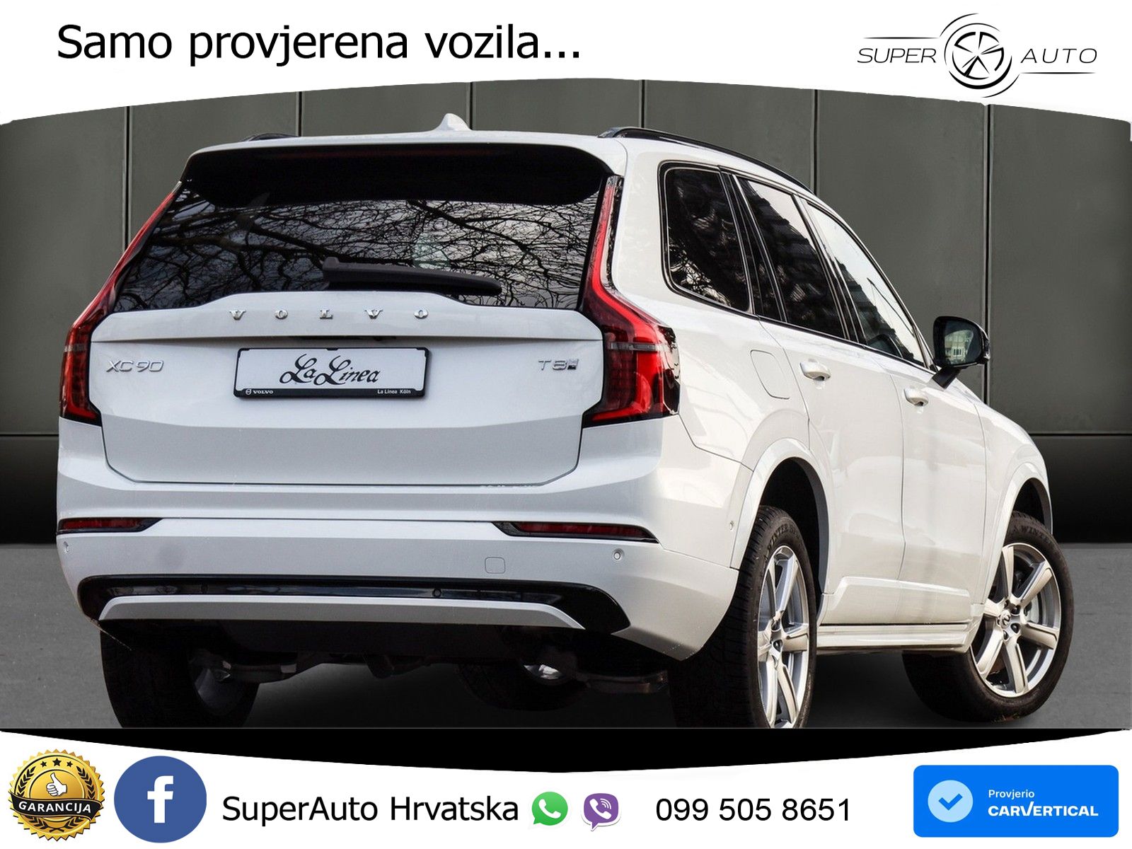 Volvo XC90 2.0 T8 AWD Automatic ZRAČNI+ACC+GR SJED+KAM+PANO