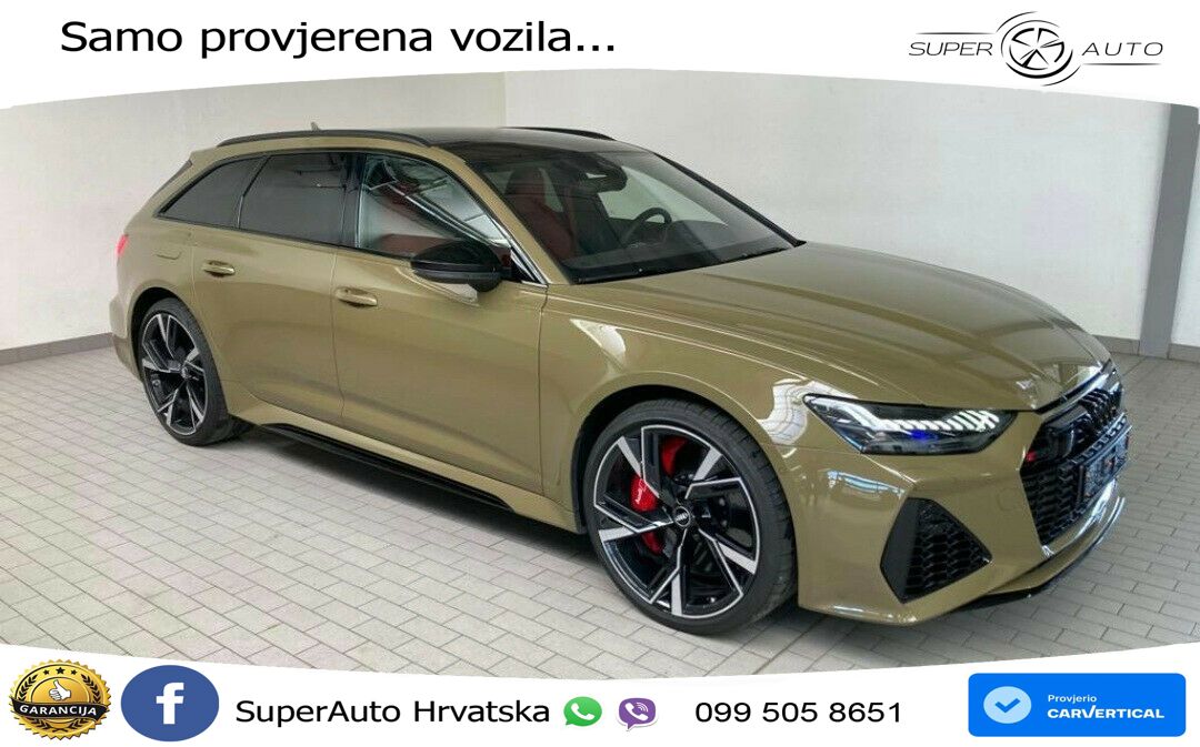 Audi RS6 Avant 4.0 TFSI V8 (600 KS) quattro Tiptronic LED+GR SJED+ACC