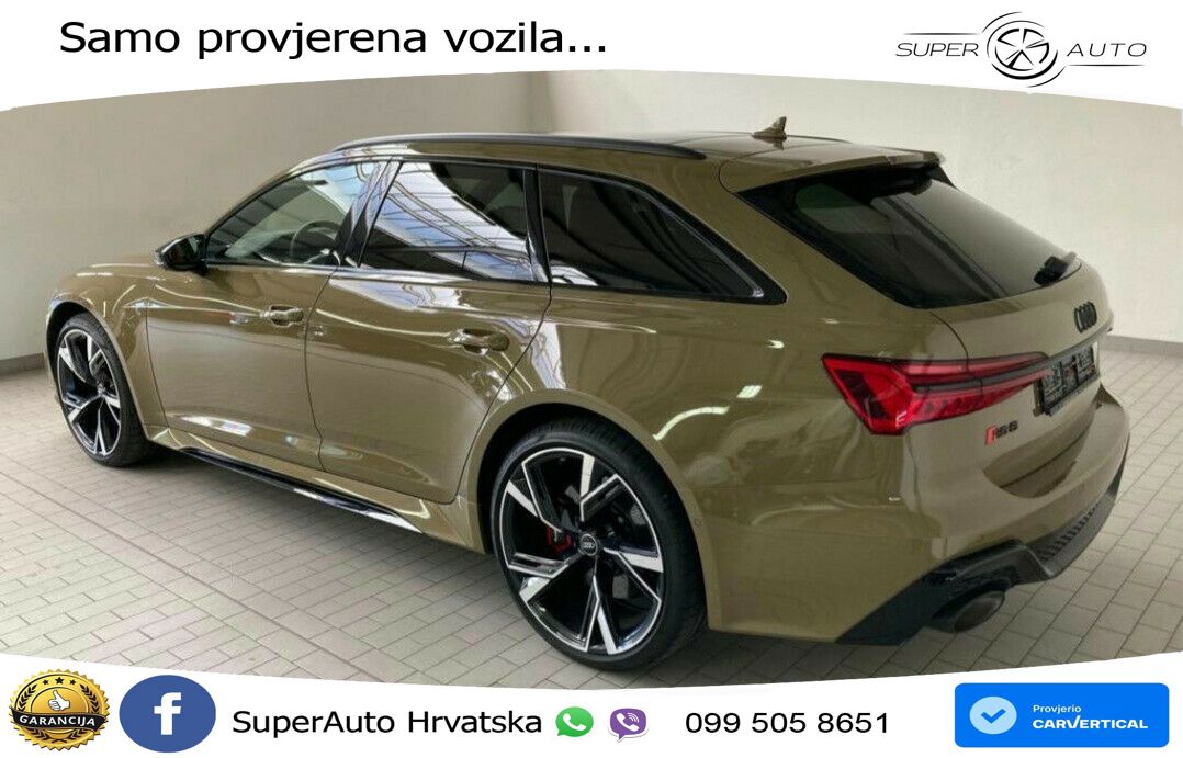 Audi RS6 Avant 4.0 TFSI V8 (600 KS) quattro Tiptronic LED+GR SJED+ACC