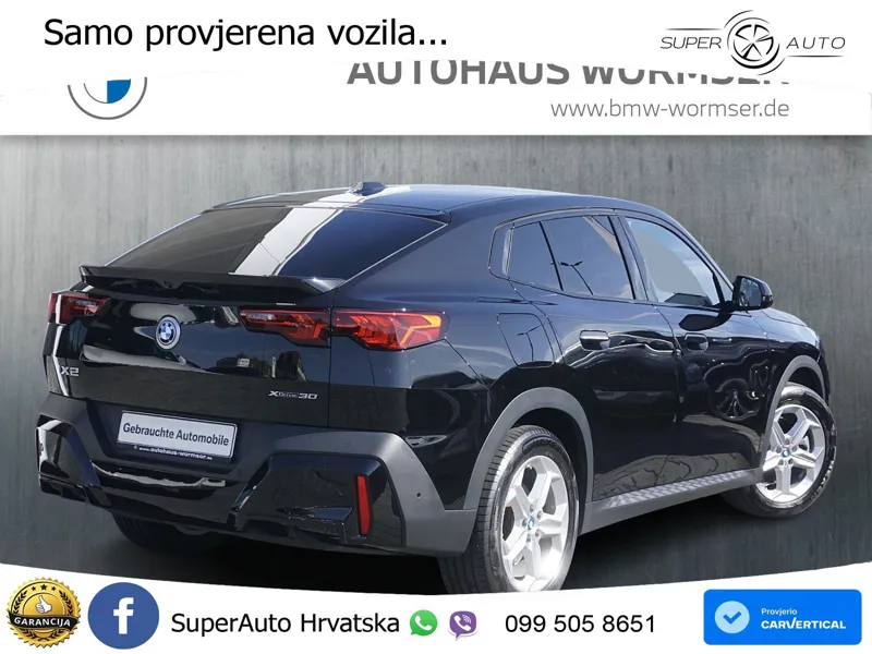 BMW iX2 66.5 kWh (313 KS) xDrive30 Advantage LED+GR SJED+ACC
