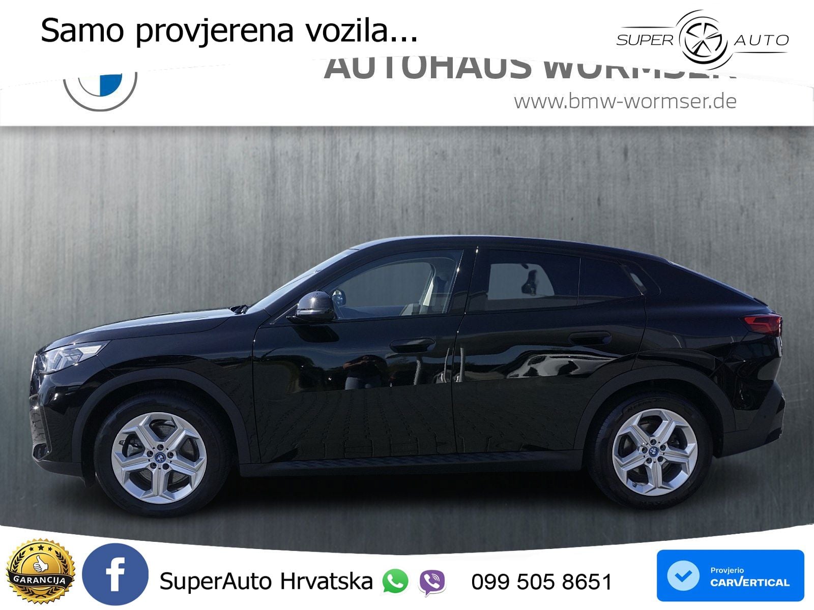 BMW iX2 66.5 kWh (313 KS) xDrive30 Advantage LED+GR SJED+ACC