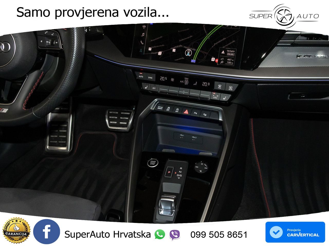 Audi A3 40 TFSI (190 KS) quattro S tronic S line MATRIX+GR SJED+KAM