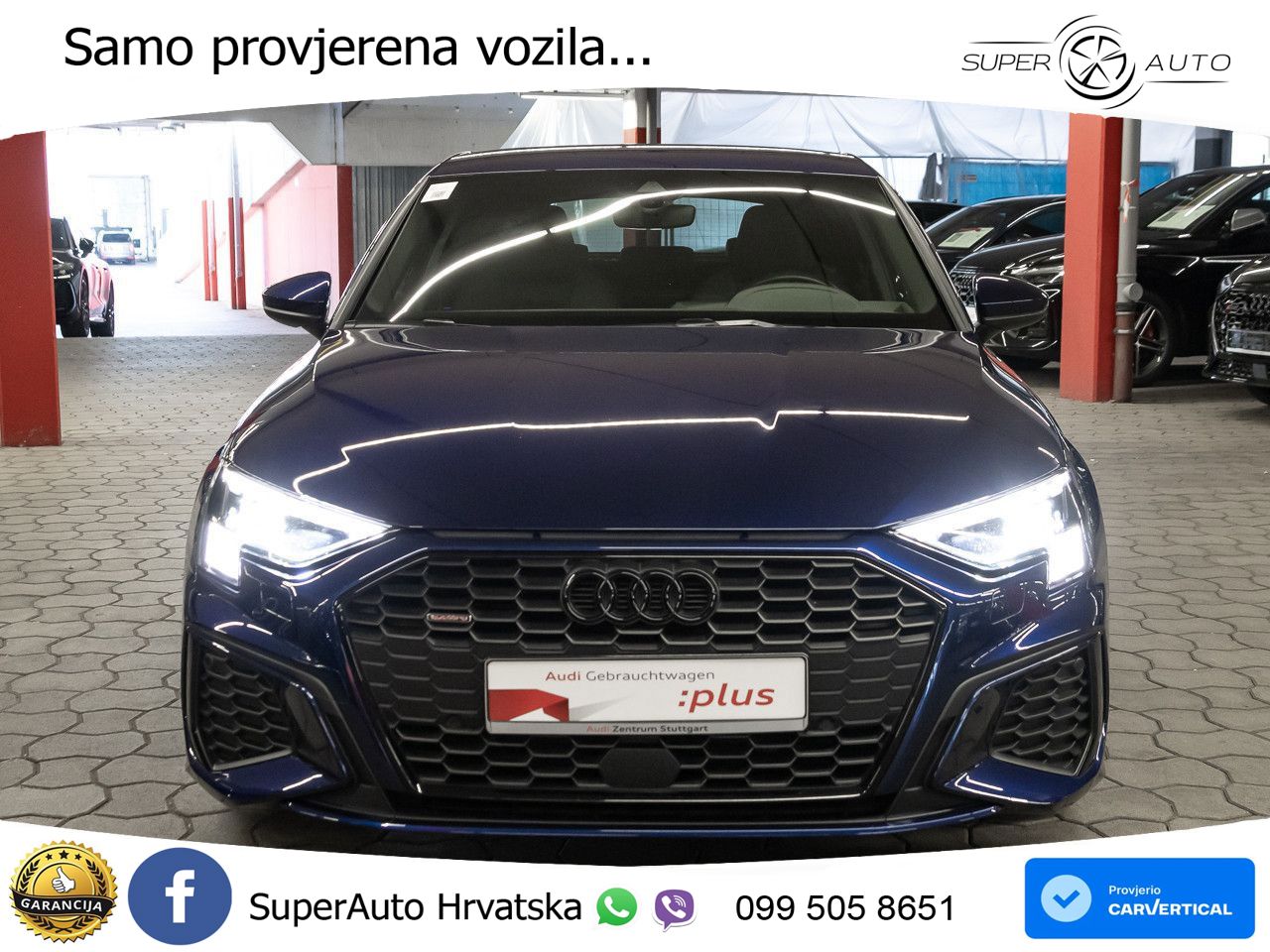 Audi A3 40 TFSI (190 KS) quattro S tronic S line MATRIX+GR SJED+KAM