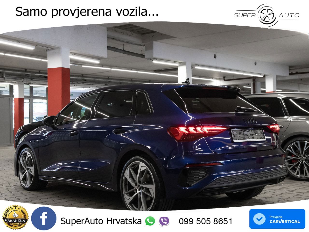 Audi A3 40 TFSI (190 KS) quattro S tronic S line MATRIX+GR SJED+KAM