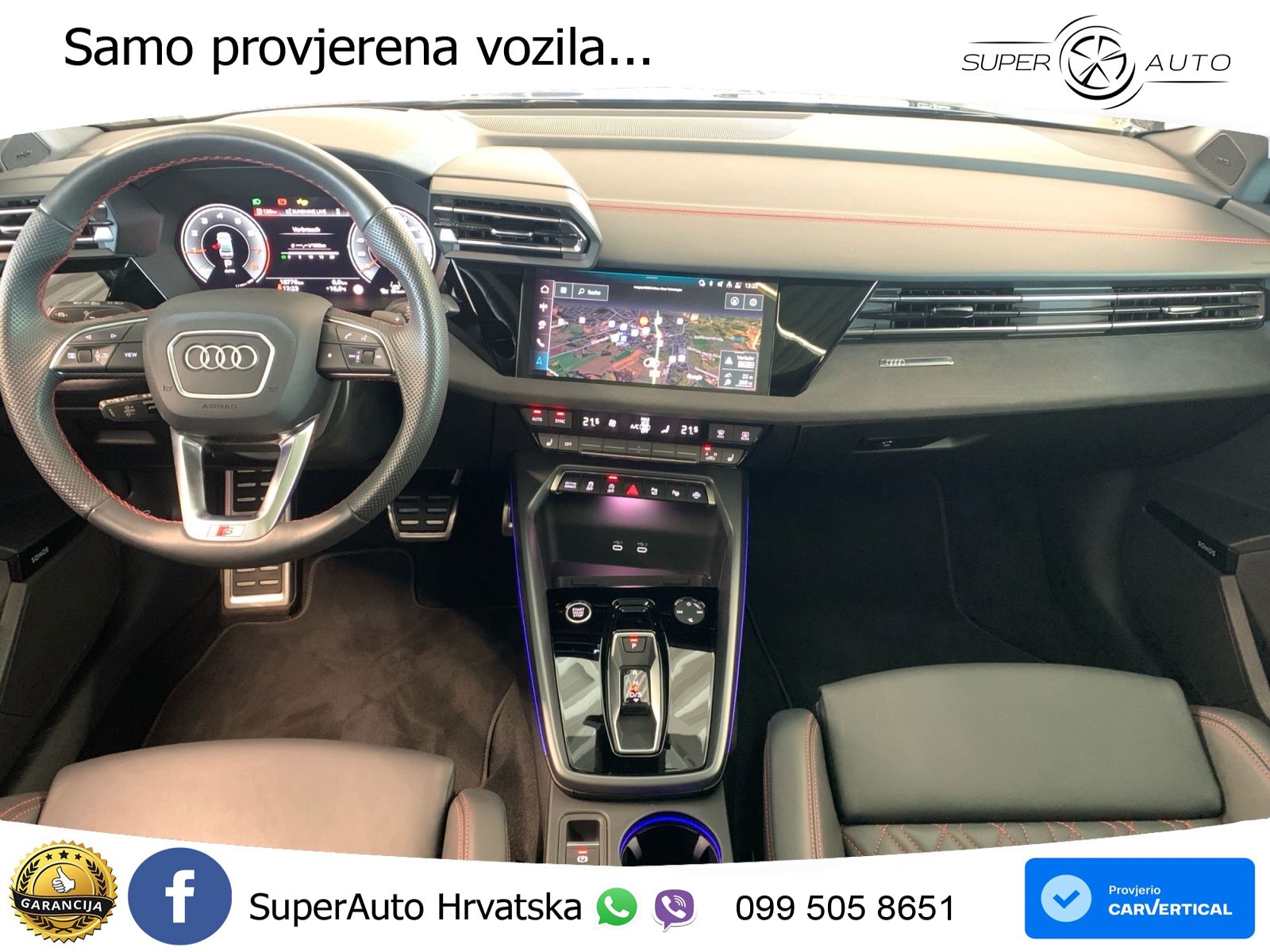 Audi A3 Limuzina 35 TFSI (150 KS) S tronic S line MATRIX+GR SJED+KAM
