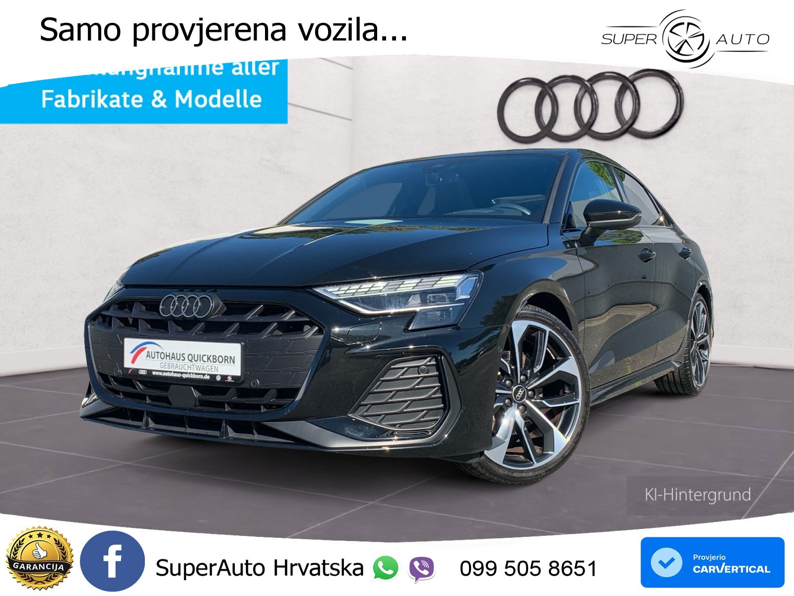 Audi A3 Limuzina 35 TFSI (150 KS) S tronic S line MATRIX+GR SJED+KAM