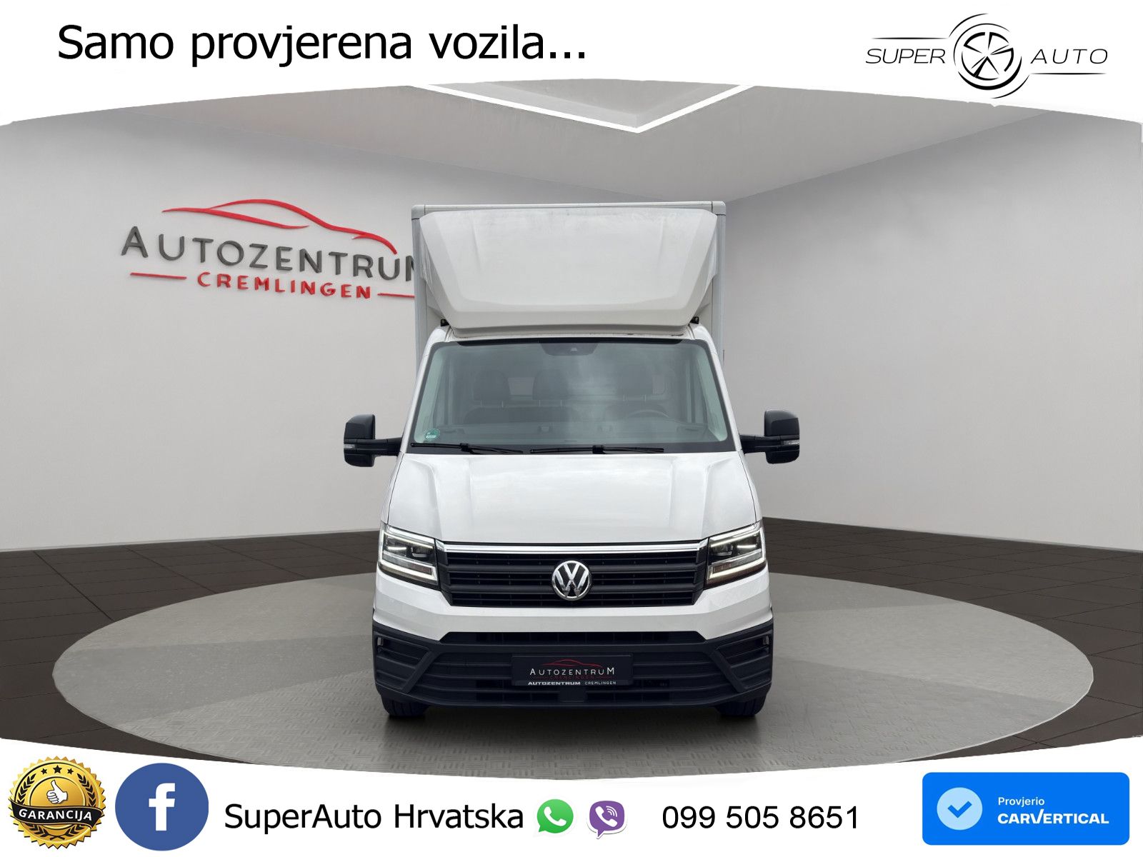 Volkswagen Crafter 2.0 TDI DSG KOFFER CAM ACC NAVI LED 177 KS