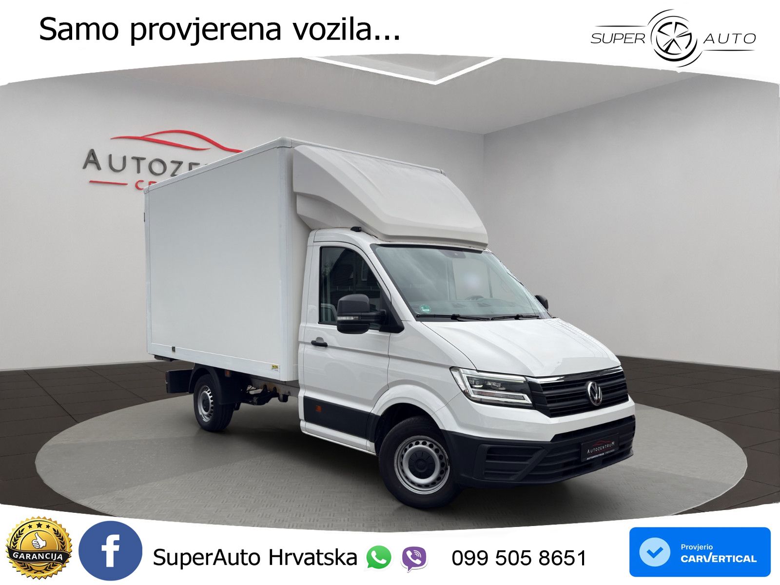 Volkswagen Crafter 2.0 TDI DSG KOFFER CAM ACC NAVI LED 177 KS