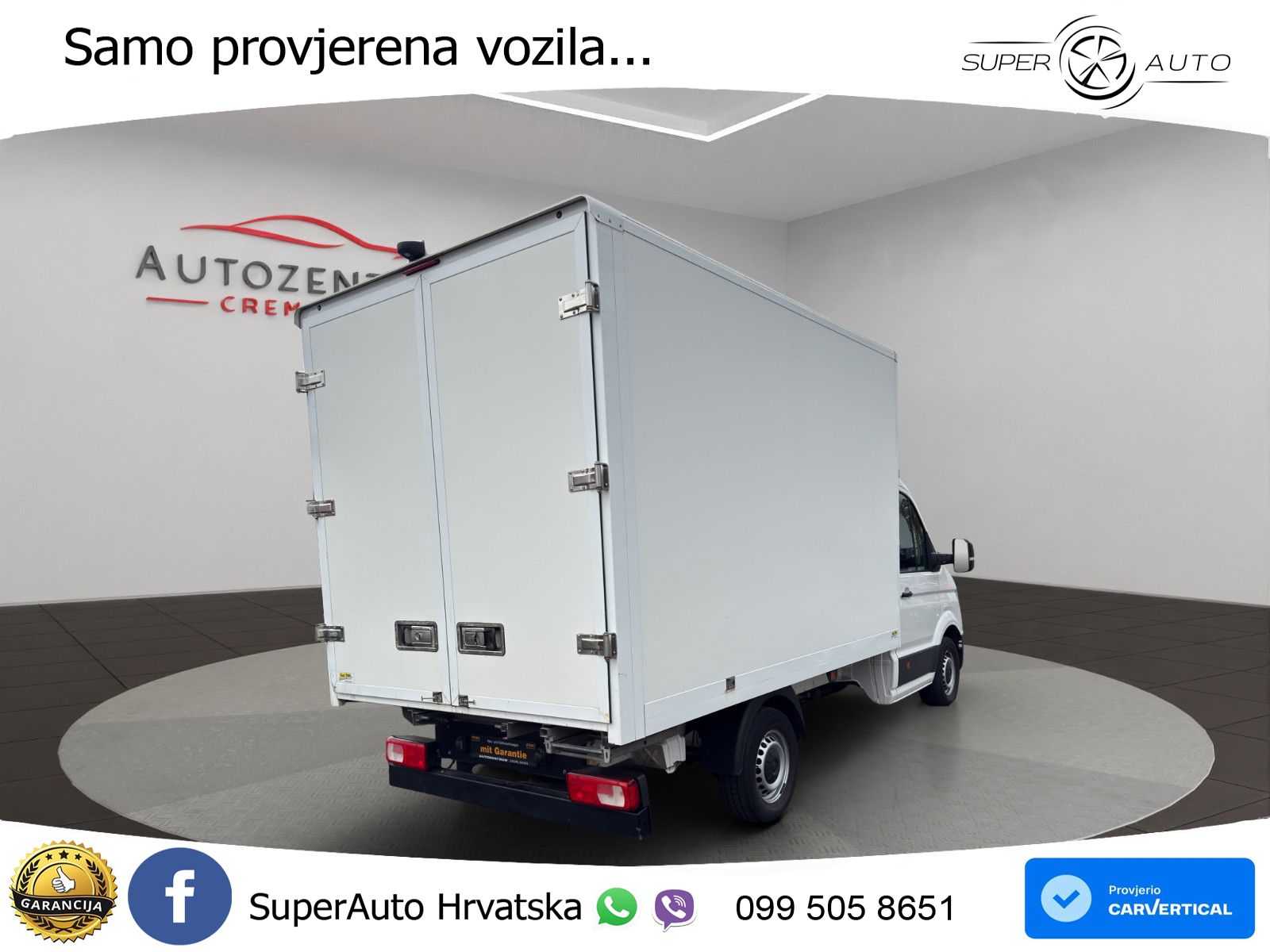 Volkswagen Crafter 2.0 TDI DSG KOFFER CAM ACC NAVI LED 177 KS