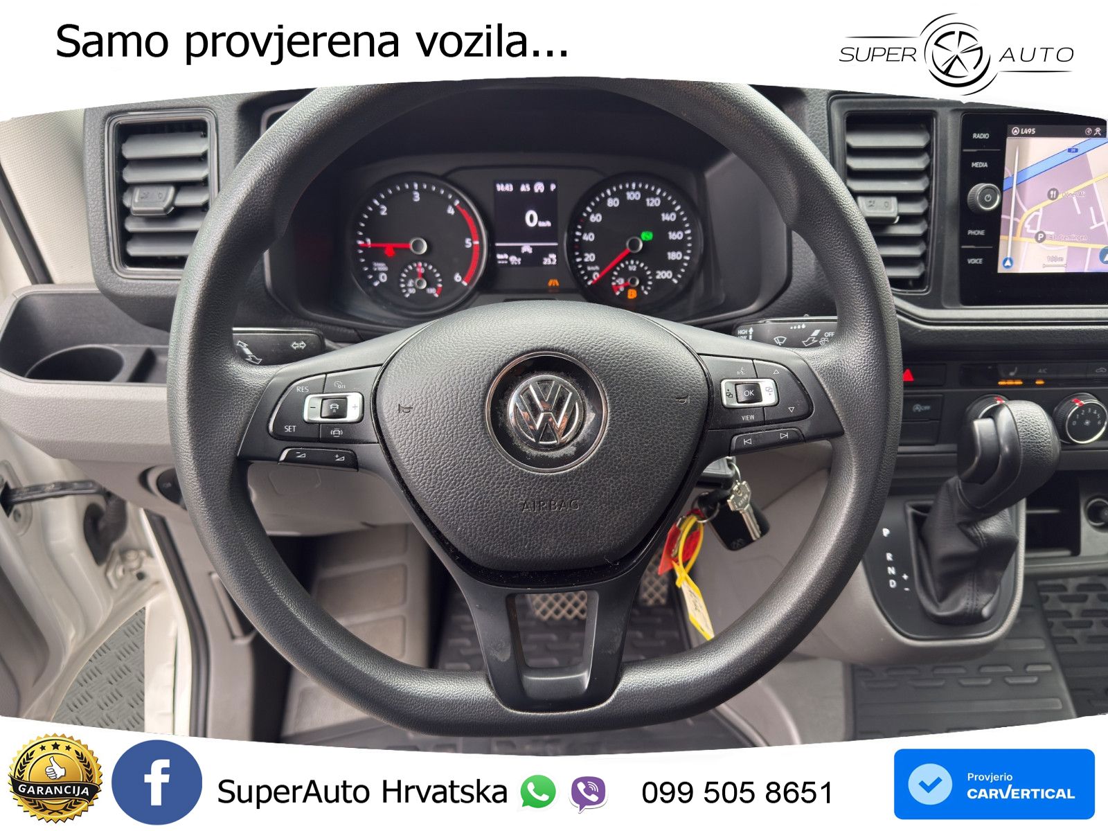 Volkswagen Crafter 2.0 TDI DSG KOFFER CAM ACC NAVI LED 177 KS
