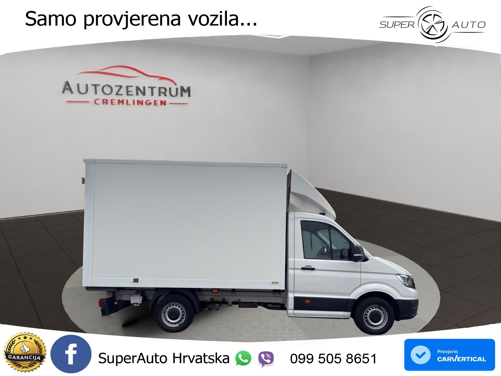 Volkswagen Crafter 2.0 TDI DSG KOFFER CAM ACC NAVI LED 177 KS