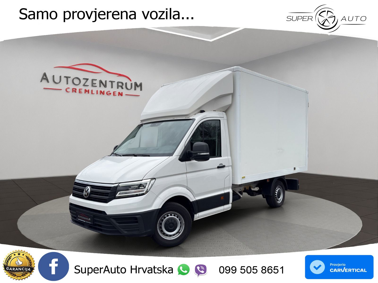 Volkswagen Crafter 2.0 TDI DSG KOFFER CAM ACC NAVI LED 177 KS