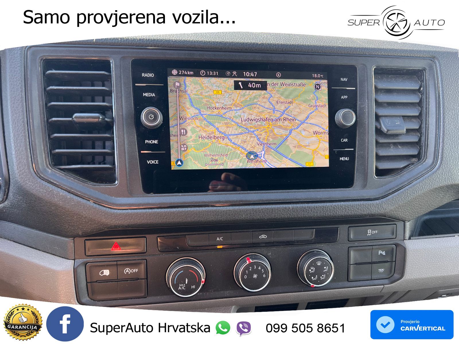 Volkswagen Crafter Kasten 35 mittellang Hochdach FWD Navi 140 KS