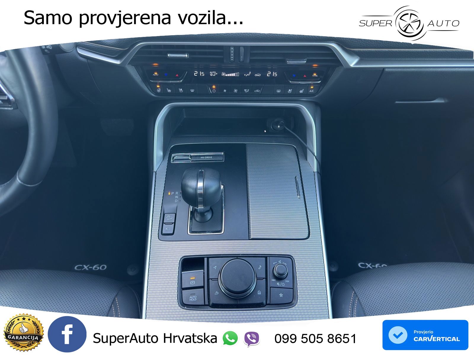 Mazda CX-60 3.3 e-Skyactiv D (254 KS) AWD Automatic LED+GR SJED+ACC
