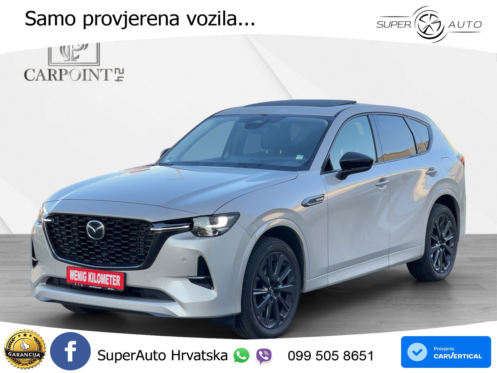 Mazda CX-60 3.3 e-Skyactiv D (254 KS) AWD Automatic LED+GR SJED+ACC