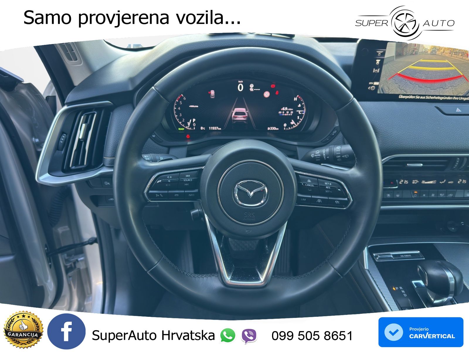 Mazda CX-60 3.3 e-Skyactiv D (254 KS) AWD Automatic LED+GR SJED+ACC