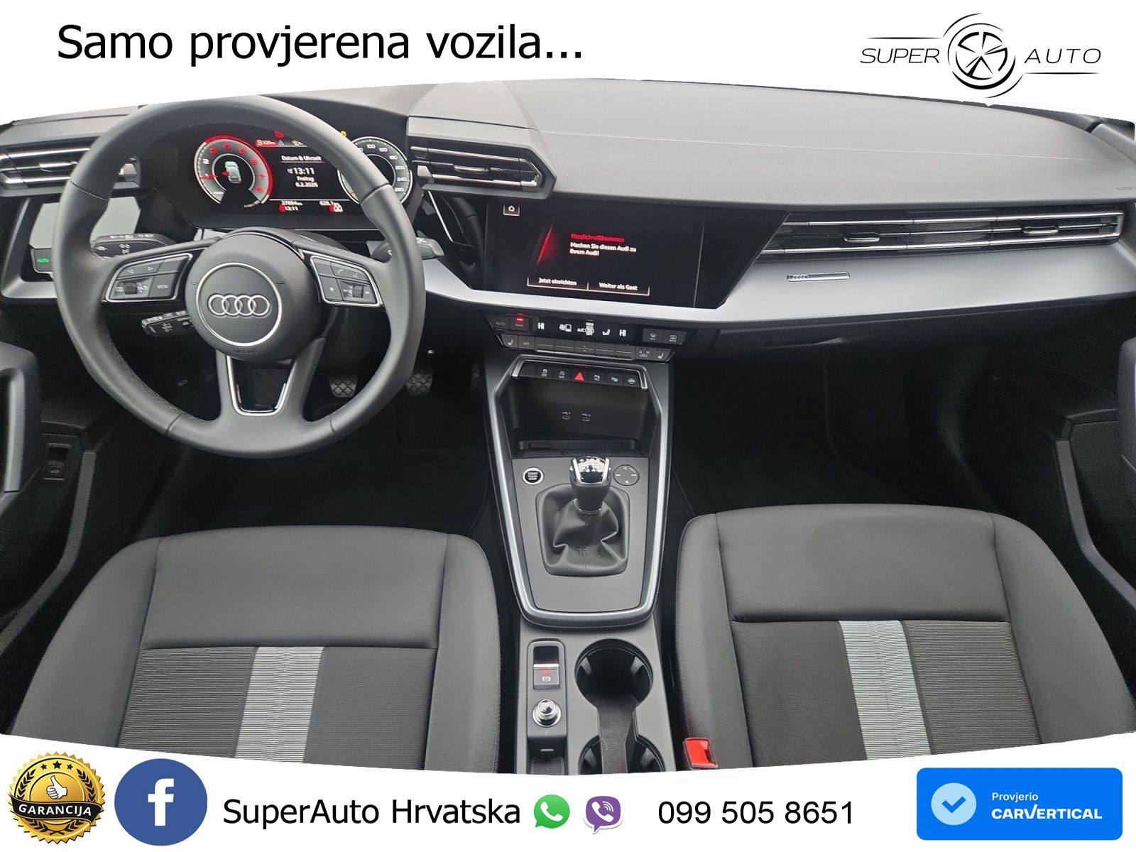 Audi A3 35 TFSI (150 KS) advanced LED+GR SJED+ACC