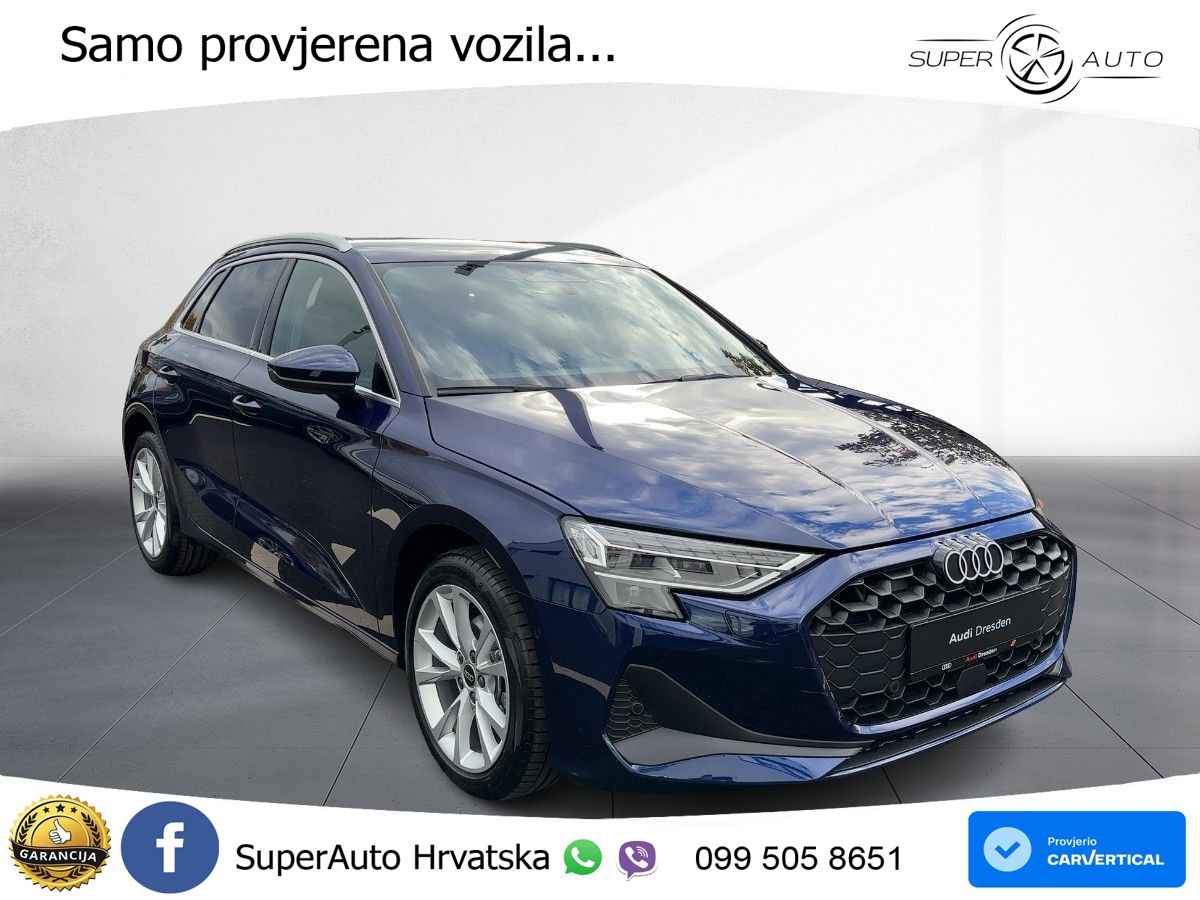 Audi A3 Sportback 30 TFSI (116 KS) Mild Hybrid S tronic LED+GR SJED+ACC