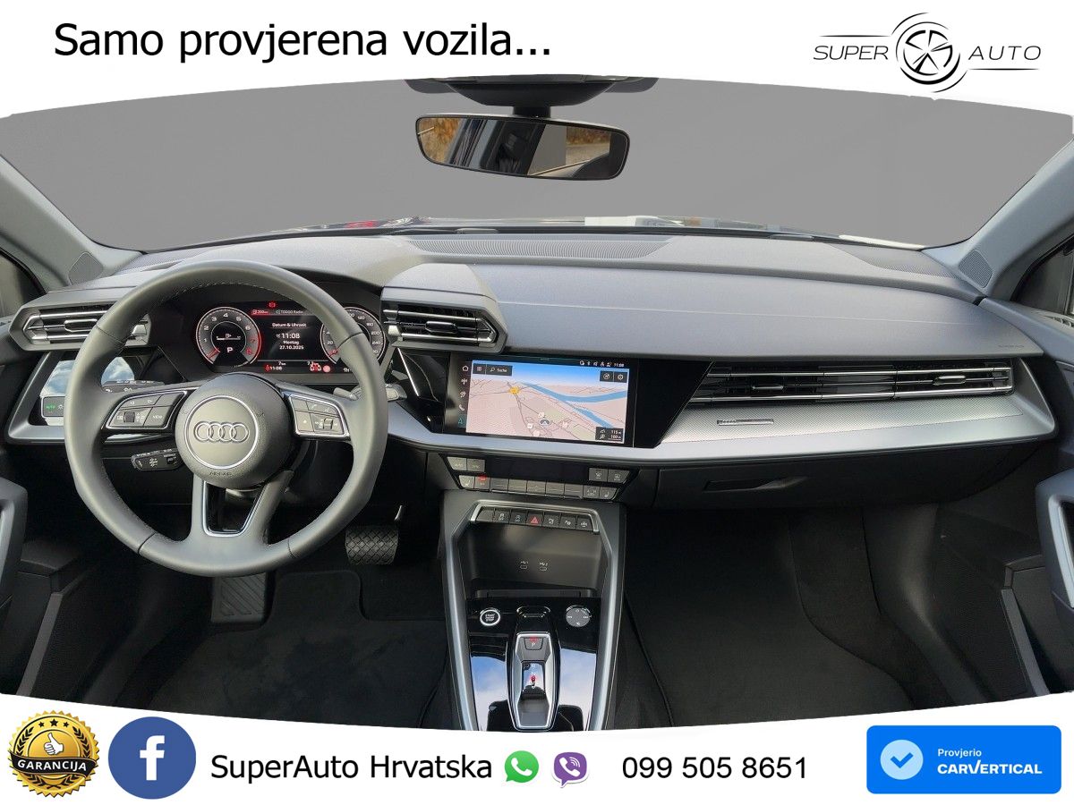 Audi A3 Sportback 30 TFSI (116 KS) Mild Hybrid S tronic LED+GR SJED+ACC