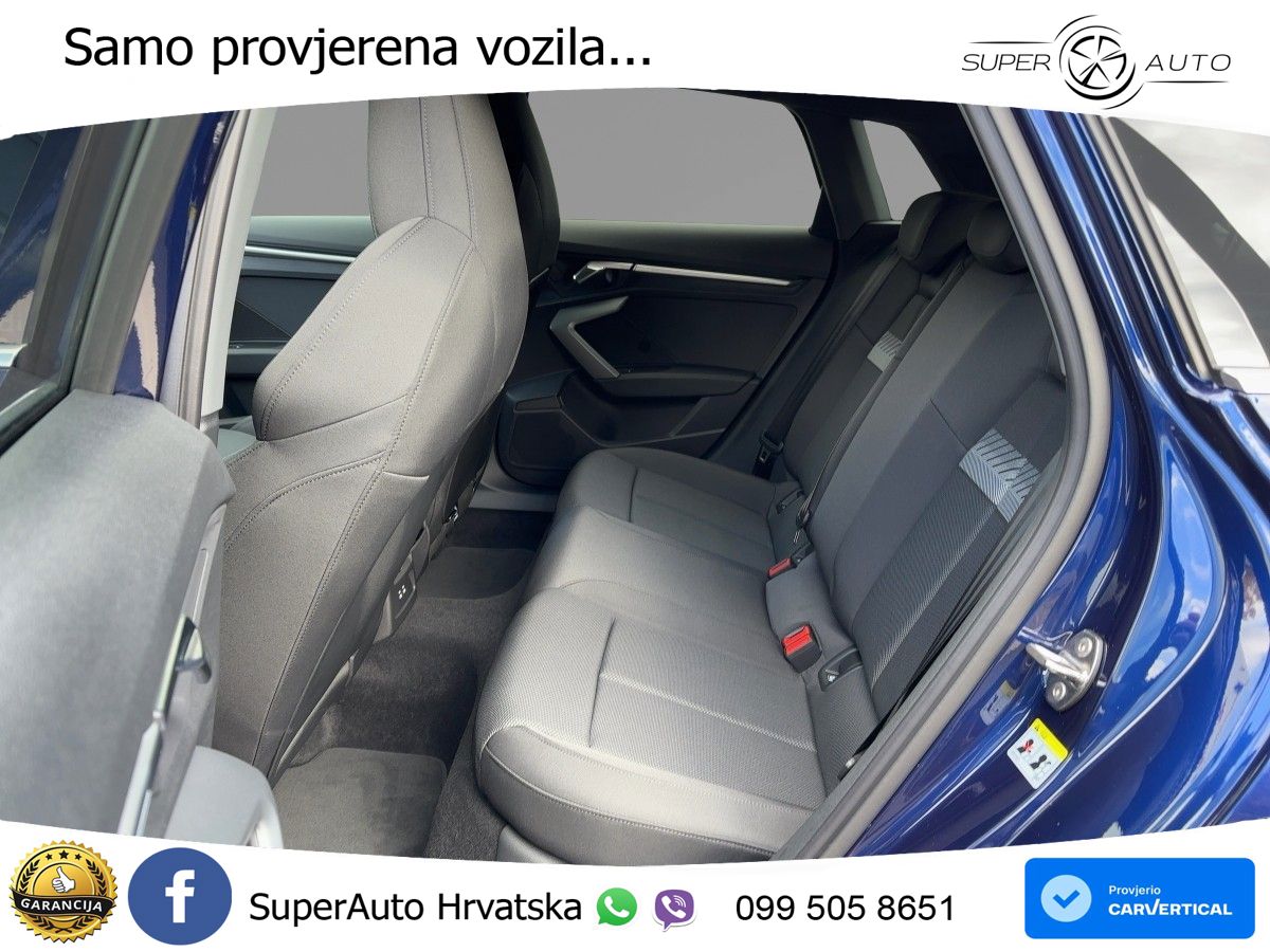 Audi A3 Sportback 30 TFSI (116 KS) Mild Hybrid S tronic LED+GR SJED+ACC