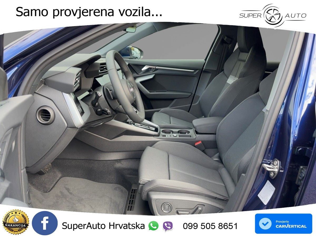 Audi A3 Sportback 30 TFSI (116 KS) Mild Hybrid S tronic LED+GR SJED+ACC