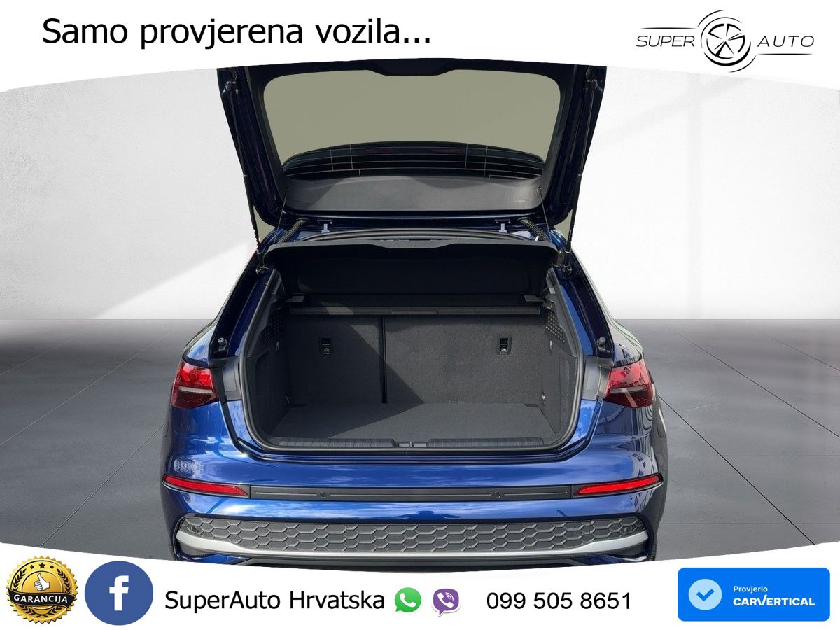 Audi A3 Sportback 30 TFSI (116 KS) Mild Hybrid S tronic LED+GR SJED+ACC