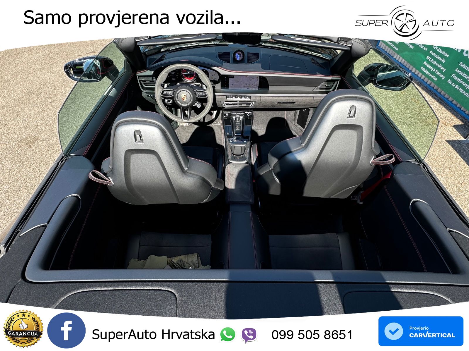 Porsche 911 Carrera GTS Cabriolet 3.0 (480 KS) PDK ZRAČNI+ACC+GR SJED+KAM+PANO