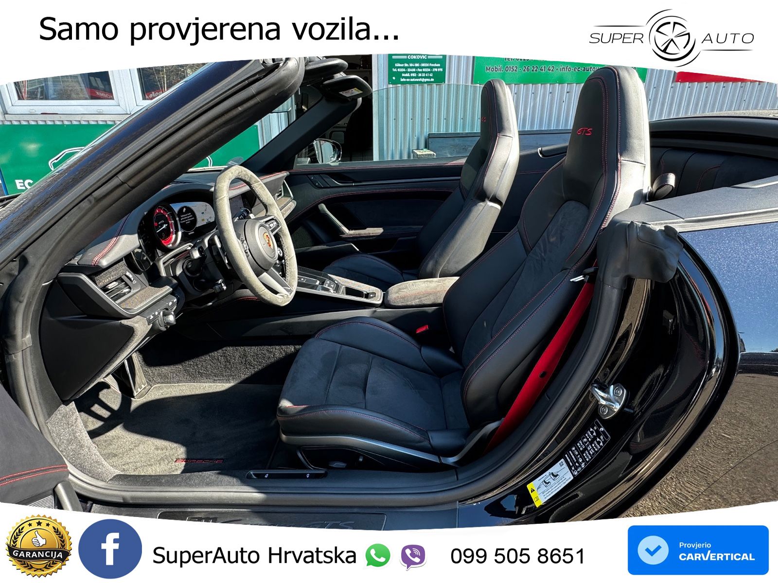 Porsche 911 Carrera GTS Cabriolet 3.0 (480 KS) PDK ZRAČNI+ACC+GR SJED+KAM+PANO