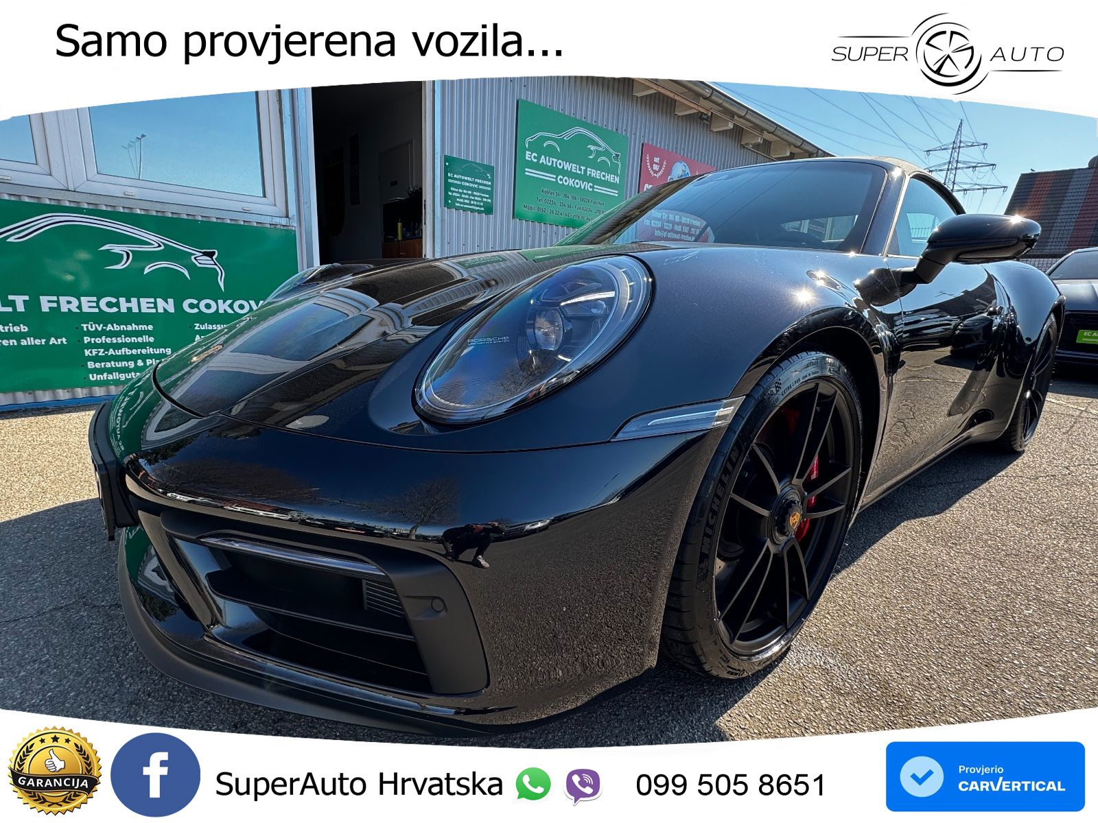 Porsche 911 Carrera GTS Cabriolet 3.0 (480 KS) PDK ZRAČNI+ACC+GR SJED+KAM+PANO