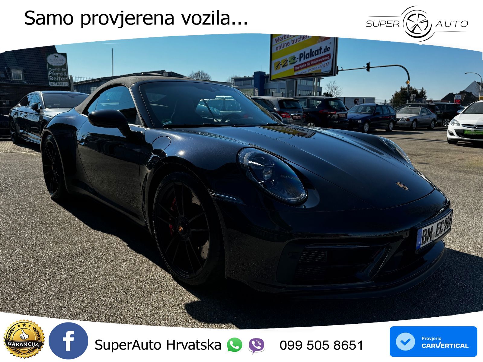Porsche 911 Carrera GTS Cabriolet 3.0 (480 KS) PDK ZRAČNI+ACC+GR SJED+KAM+PANO