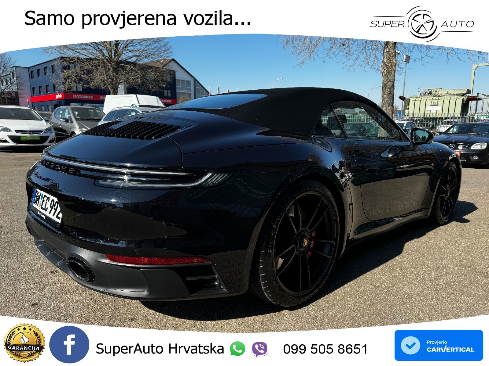 Porsche 911 Carrera GTS Cabriolet 3.0 (480 KS) PDK ZRAČNI+ACC+GR SJED+KAM+PANO