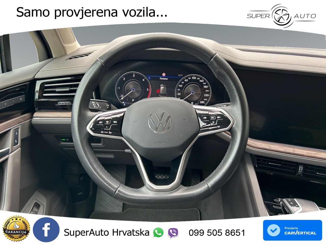 Volkswagen Touareg 3.0 V6 TDI (231 KS) 4MOTION Tiptronic ZRAČNI+ACC+4xGR SJED+KAM