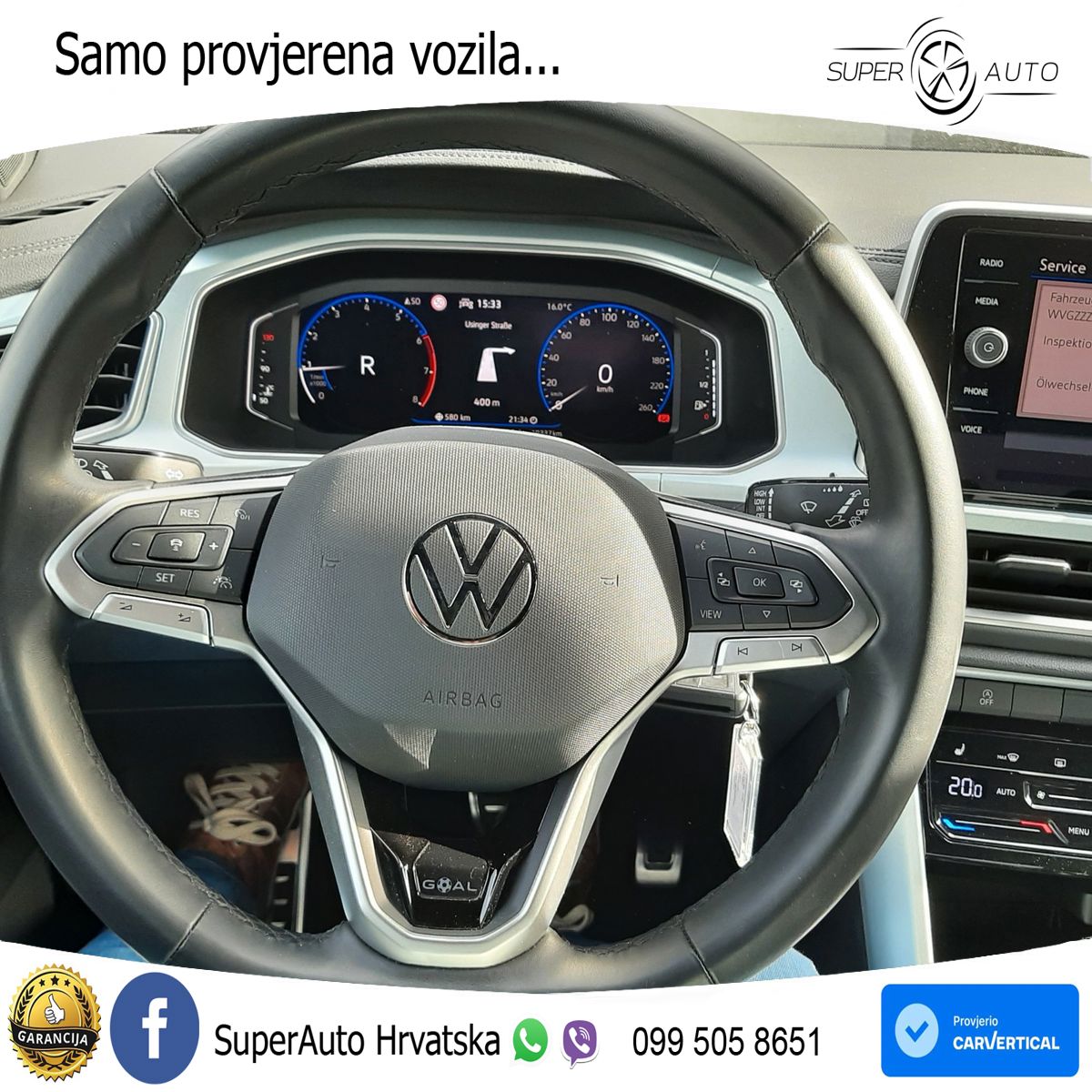 Volkswagen T-Roc 1.5 TSI (150 KS) DSG LED+GR SJED+ACC