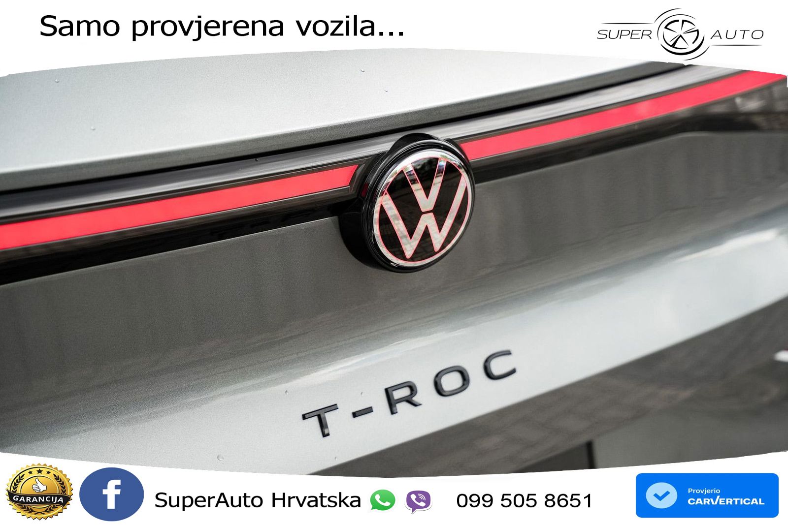 Volkswagen T-Roc 1.5 eTSI (150 KS)  DSG R-Line LED+GR SJED+ACC