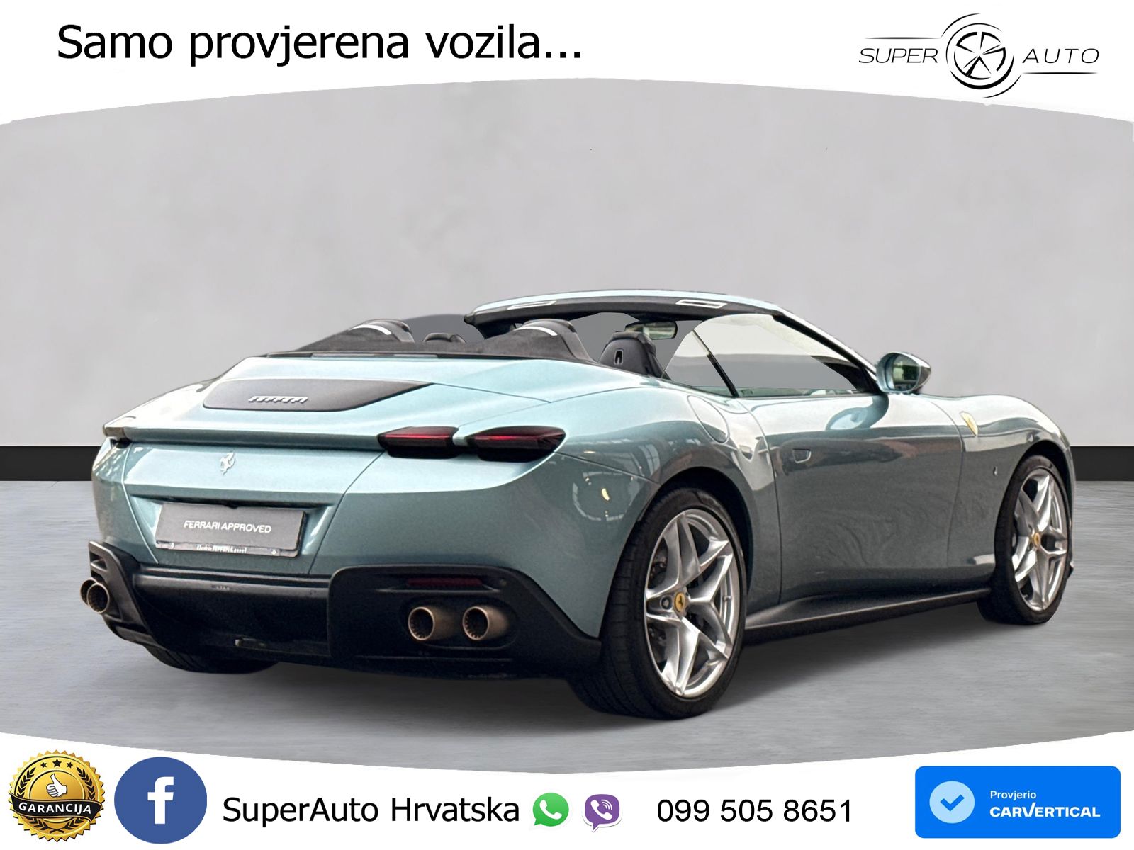 Ferrari Roma Spider 3.9 V8 (620 KS) F1 DCT LED+GR SJED+ACC